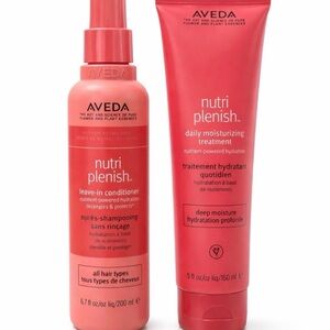 Aveda NutriPlenish Leave-In 200ml + Daily Moisture Treatment 150ml New Unsealed
